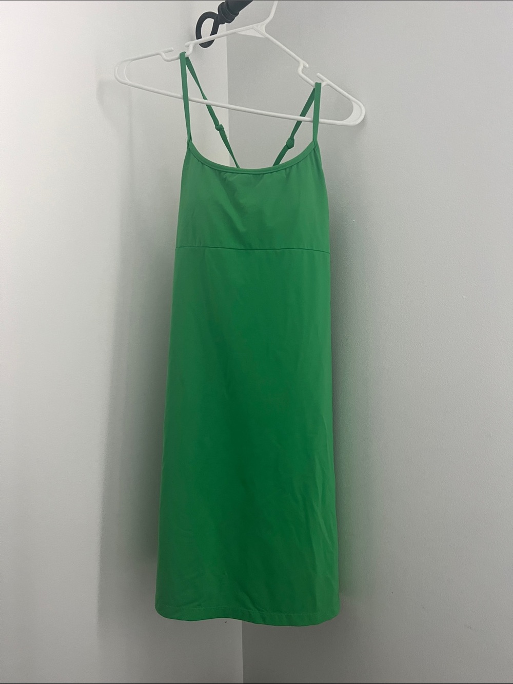 Athleta Emerald Green Mini Slip Dress
